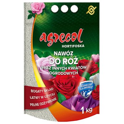 Добриво для троянд 12-12-12 Hortifoska Agrecol, 1 кг 115438 фото