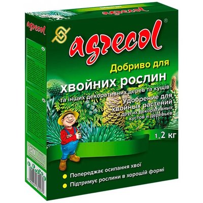 Добриво для хвойних рослин 14-14-21 Agrecol, 1.2 кг 115471 фото