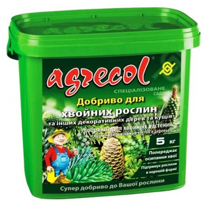 Добриво для хвойних рослин 14-14-21 Agrecol, 5 кг 115472 фото