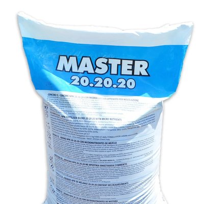 Добриво Майстер (Master) NPK 20.20.20 (Valagro), мішок 25 кг 114957 фото