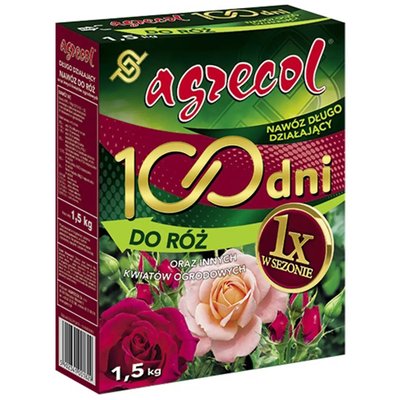 Добриво для троянд 100 днів 13-12-16 Agrecol, 1.5 кг 115521 фото