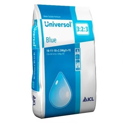 Добриво Universol Blue 18-11-18+2.5MgO+Te, мішок 25 кг 115330 фото