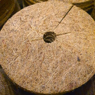 Мат кокосовый для мульчирования диаметр 13 см, 1 шт. 115619 фото