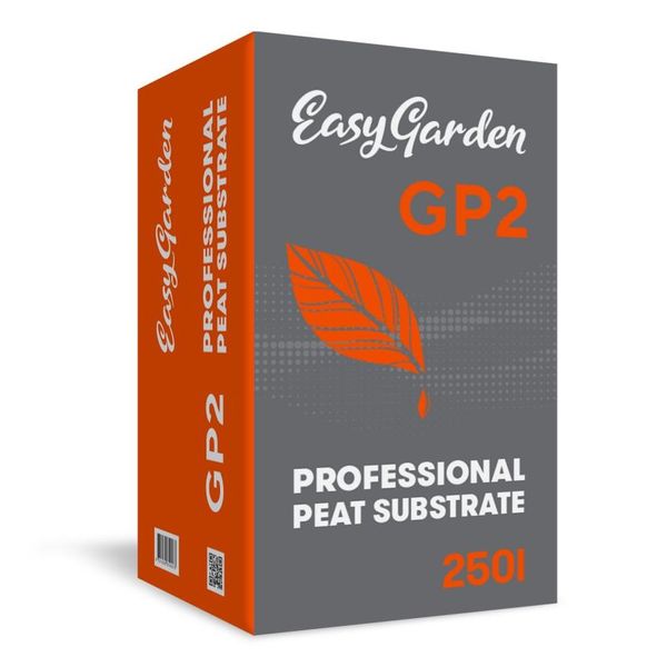 Торф'яний субстрат "Easy Garden GP2" (Ph 5.5-6.0) фракція 0-10 мм, 250 л 115061 фото