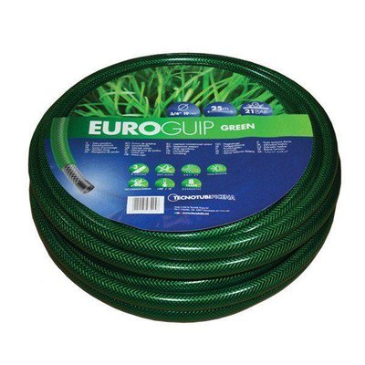 Шланг садовий Tecnotubi Euro Guip Green для поливання діаметр 1/2 дюйма, довжина 20 м (EGG 1/2 20) EGG 1/2 20 фото