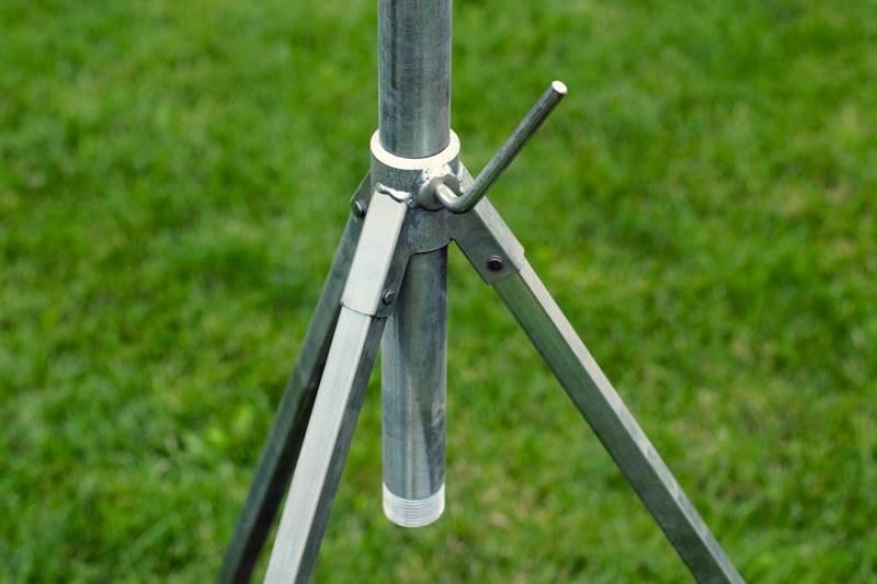 Тринога Presto-PS для дощівників із зовнішньою різзю 1 1/4 дюйма, висота 100-140 см (14032) 14032 фото