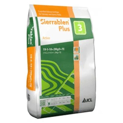 Добриво для газону Sierrablen Plus Active (3M) 19+5+18, мішок 25 кг 115339 фото