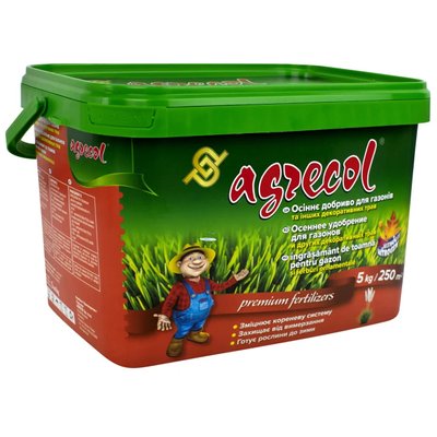 Добриво для газону осіннє 0-8-30 Agrecol, 5 кг 115450 фото