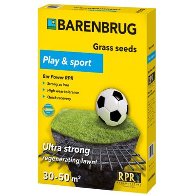 Семена газона Play&Sport Barenbrug, 1 кг 115397 фото