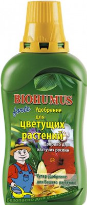 Добриво для квітучих рослин BIOHUMUS 0.5-0.2-0.7 Agrecol, 350 мл 115514 фото