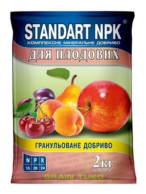 Комплексне добриво для Плодових дерев Standart NPK, 2 кг 114649 фото