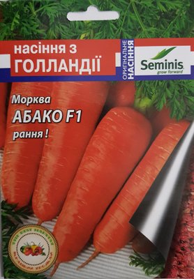 Морковь Абако F1 (Seminis), 400 семян 114751 фото