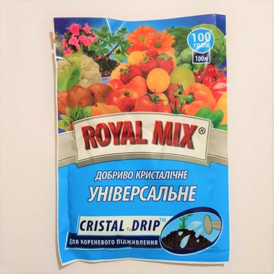 Удобрение универсальное "Royal Mix Cristal drip", 100 г 114982 фото